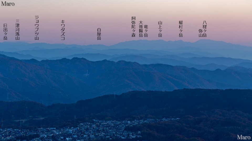 大峰山脈