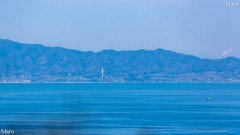 俎石山から淡路島の観音さん（世界平和大観音像）を望む 2012年12月