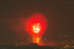 大文字山から宇治川花火大会を望む 2013年 その17