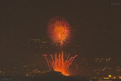 大文字山から宇治川花火大会を望む 2013年 その10