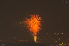 大文字山から宇治川花火大会を望む 2013年 その15