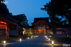 石清水八幡宮の「夏の夜間特別拝観」 京都府八幡市 2013年8月