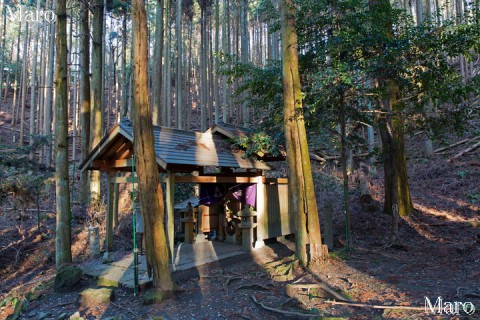 如意ヶ岳・大文字山 雨社（元宮） 雨ノ宮神社 如意寺鎮守社 2014年1月