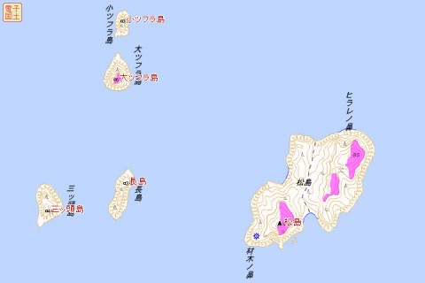 「あべのハルカス」可視マップ 兵庫県 松島（家島諸島）