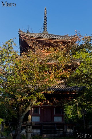 宝積寺（大黒天宝寺） 三重塔 京都府乙訓郡大山崎町 2014年10月