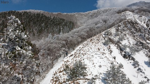 OMMに参加中の某氏を過去に雪山で撮影した写真