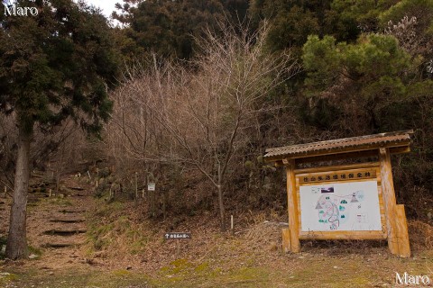 白髪岳 住山登山口 ワン谷林道の奥 兵庫県丹波篠山市