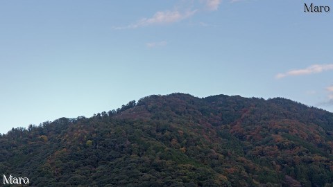 鈴聲山 真如堂の東側から紅葉する大文字山を望む 2015年11月