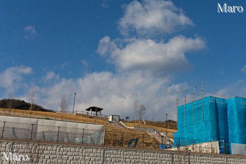 彩都の西端部 計画住宅地 大阪府箕面市 2016年1月