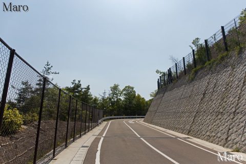 京都府道31号西陣杉坂線 新道 鷹峯から上る 2016年4月