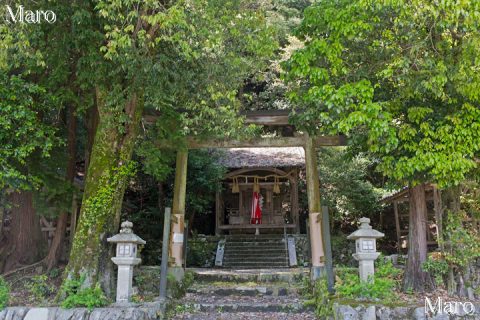 古くは「天皇社」を称した静原神社御旅所 京都市左京区 2016年5月