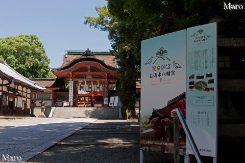 国宝指定された石清水八幡宮 京都府八幡市 2016年6月