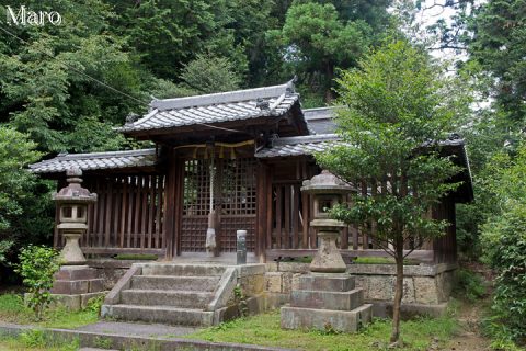 蝉丸神社 東海自然歩道の取付 2016年7月