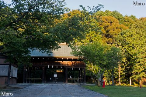 太閤坦（たいこうだいら）にある豊国廟の拝殿 阿弥陀ヶ峰の西麓 2016年8月