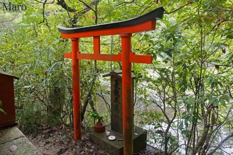 御室八十八ヶ所 池の祠 「長龍眷属供養」碑 2016年9月