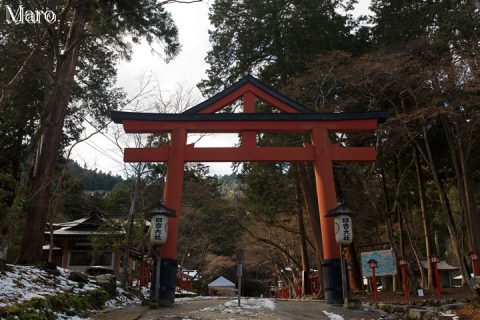 残雪の日吉大社 山王鳥居 2016年1月