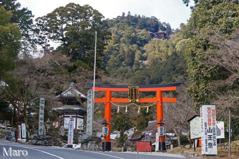 比叡山坂本 日吉大社と八王子山 滋賀県大津市 2016年1月