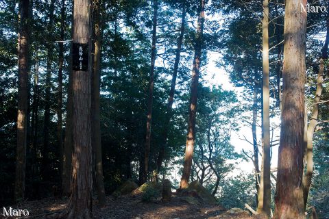 長等山 山頂 標高354m 琵琶湖が見える 滋賀県大津市 2016年10月