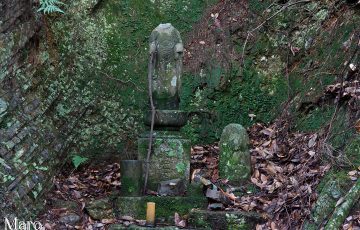 長坂越 古い石仏や首無し地蔵 京都市北区 2016年10月