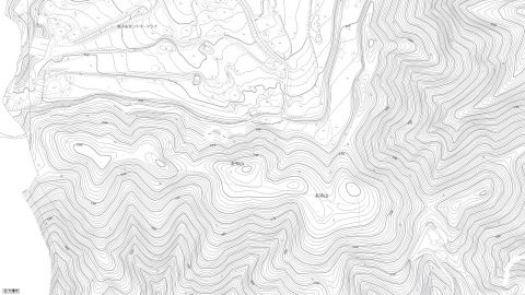 長等山・如意越・皇子山カントリークラブ周辺 大津市都市計画図