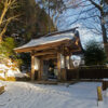 雪積もる鷲峰山金胎寺 京都府相楽郡和束町 2014年2月