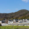神山（こうやま）を柊野から望む 京都市北区上賀茂 2014年2月
